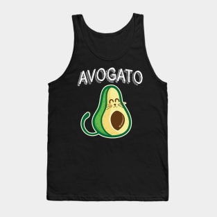 'AVOGATO' Funny Avocado Tank Top